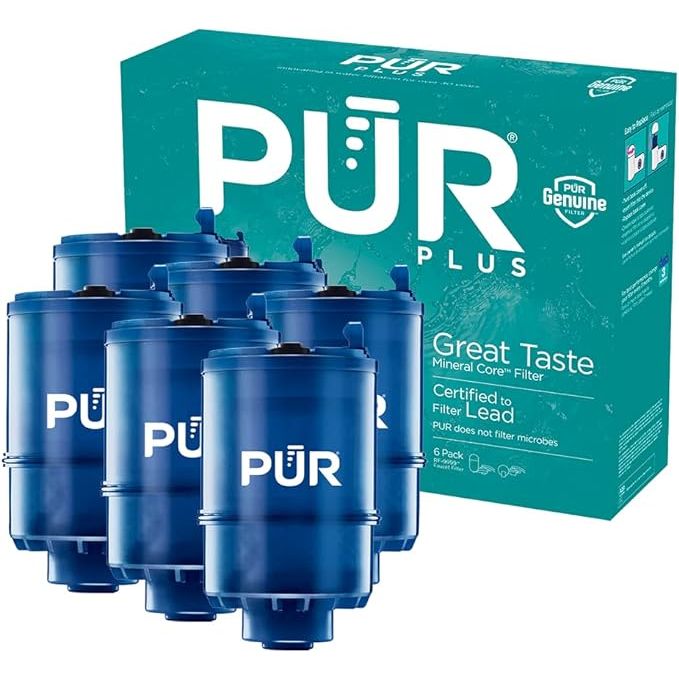 Enhance your water experience with the PUR PLUS Faucet Mount Replacement Filter 6-Pack—your ultimate solution for consistent, high-quality filtration.