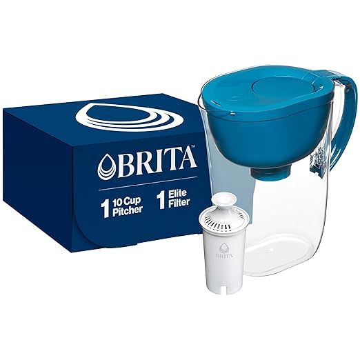 Elevate your hydration experience with the sleek Brita Large Water Filter Pitcher, a must-have essential for any modern kitchen. Expertly designed to not only enhance the flavor profile of your tap water but also to refine its overall quality, this pitcher is equipped with an innovative SmartLight Filter Change Indicator.