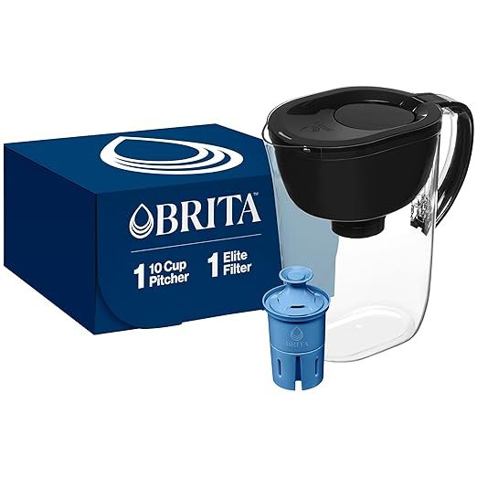 Upgrade your hydration experience with the sleek Brita Everyday Elite Water Filter Pitcher. Crafted with health and sustainability in mind, this premium BPA-free pitcher delivers not just refreshingly clean water but also an eco-friendly lifestyle.