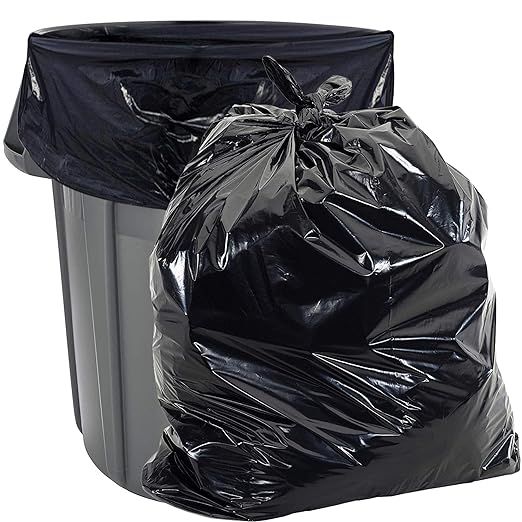 Discover the ultimate solution for waste management with the Aluf Plastics Heavy-Duty 55 Gallon Trash Bags, engineered to effortlessly handle your toughest clean-up jobs. With a substantial 1.