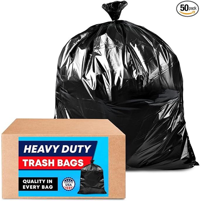 Maximize the efficiency of your clean-up operations with our premium 55-60 gallon contractor trash bags, the ultimate choice for construction, renovation, and landscaping projects.