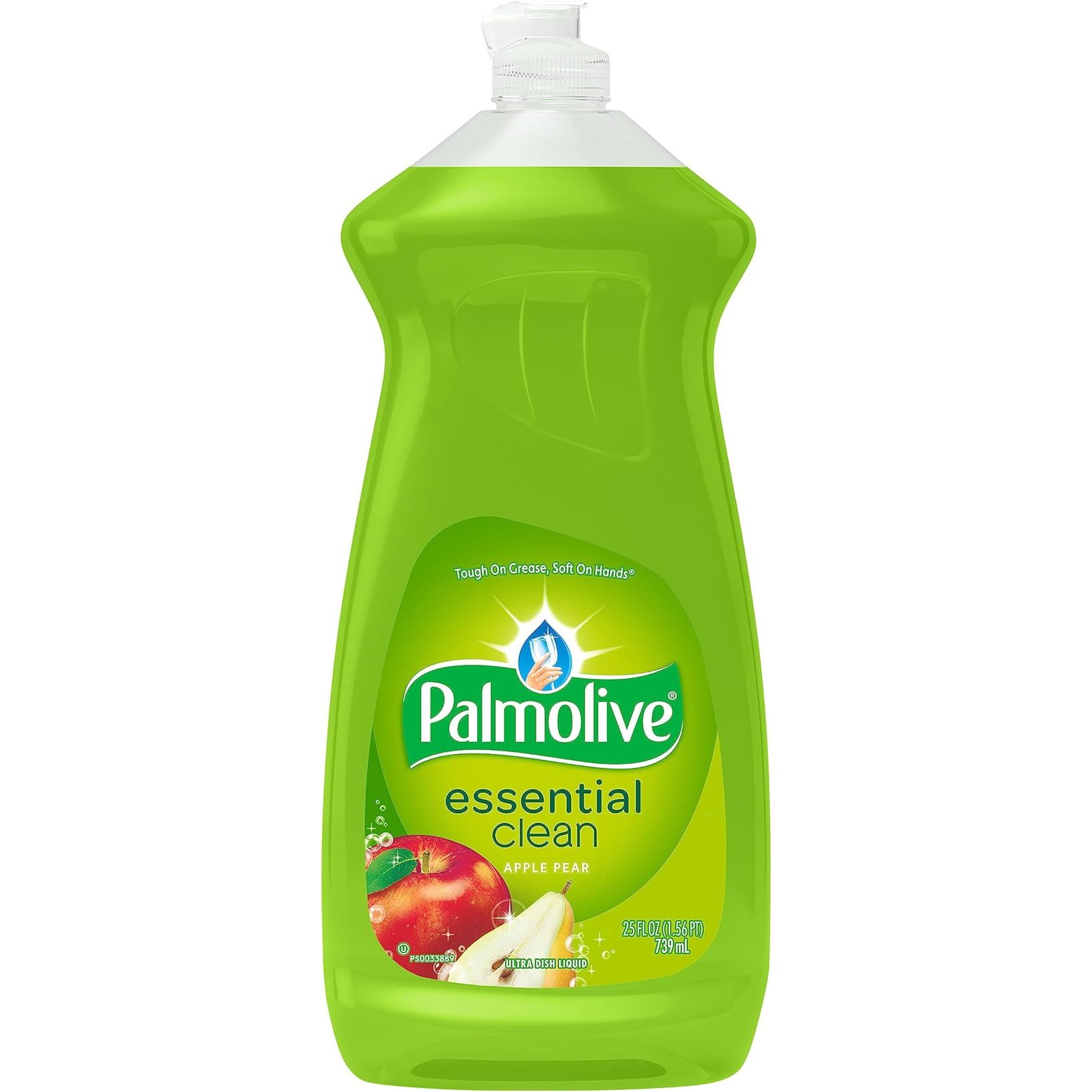 Discover the allure of sparkling clean dishes and the fresh fragrance of fruity essences with Palmolive Ultra Dishwashing Liquid Dish Soap in the enchanting Apple Pear aroma.