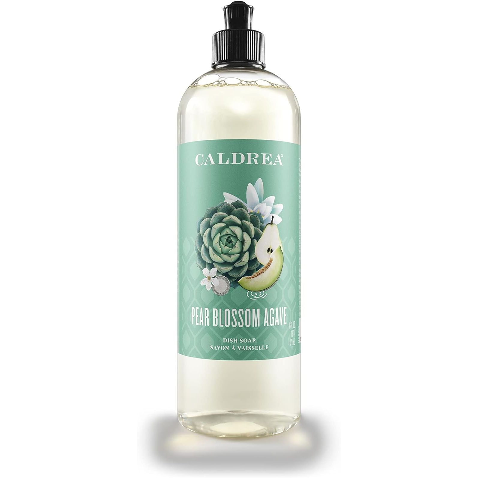 Experience the natural cleaning power with Caldrea's Pear Blossom Agave Dish Soap, your eco-conscious solution to dishwashing. Infused with the essence of soap bark and soothing aloe vera, our biodegradable formula offers a planet-friendly option that pampers your skin while eradicating tough kitchen grease and grime.