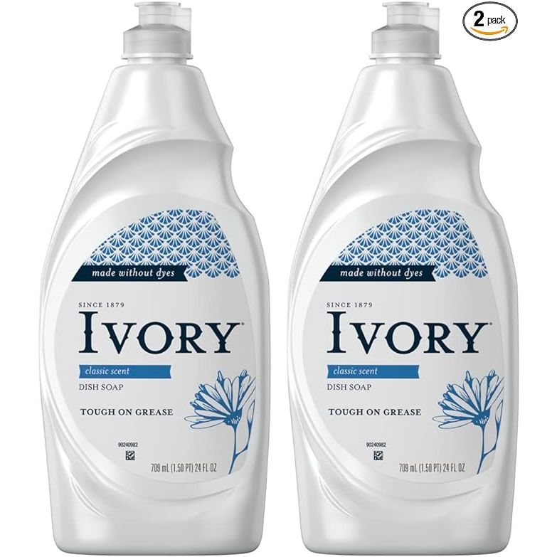 Revitalize your kitchen cleaning routine with Ivory Classic Scent Dishwashing Liquid Dish Soap – now in a convenient twin-pack! Each pack provides you with two generous 24 fl. oz. bottles, cumulating in an ample 48 fl. oz. of powerful dishwashing liquid at your fingertips.