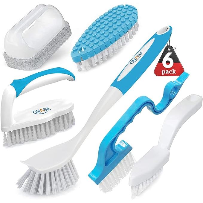 Elevate your cleaning game with the versatile and durable 6 Pack Household Deep Cleaning Brush Set – the ultimate solution for keeping every nook and cranny of your living space impeccably clean.