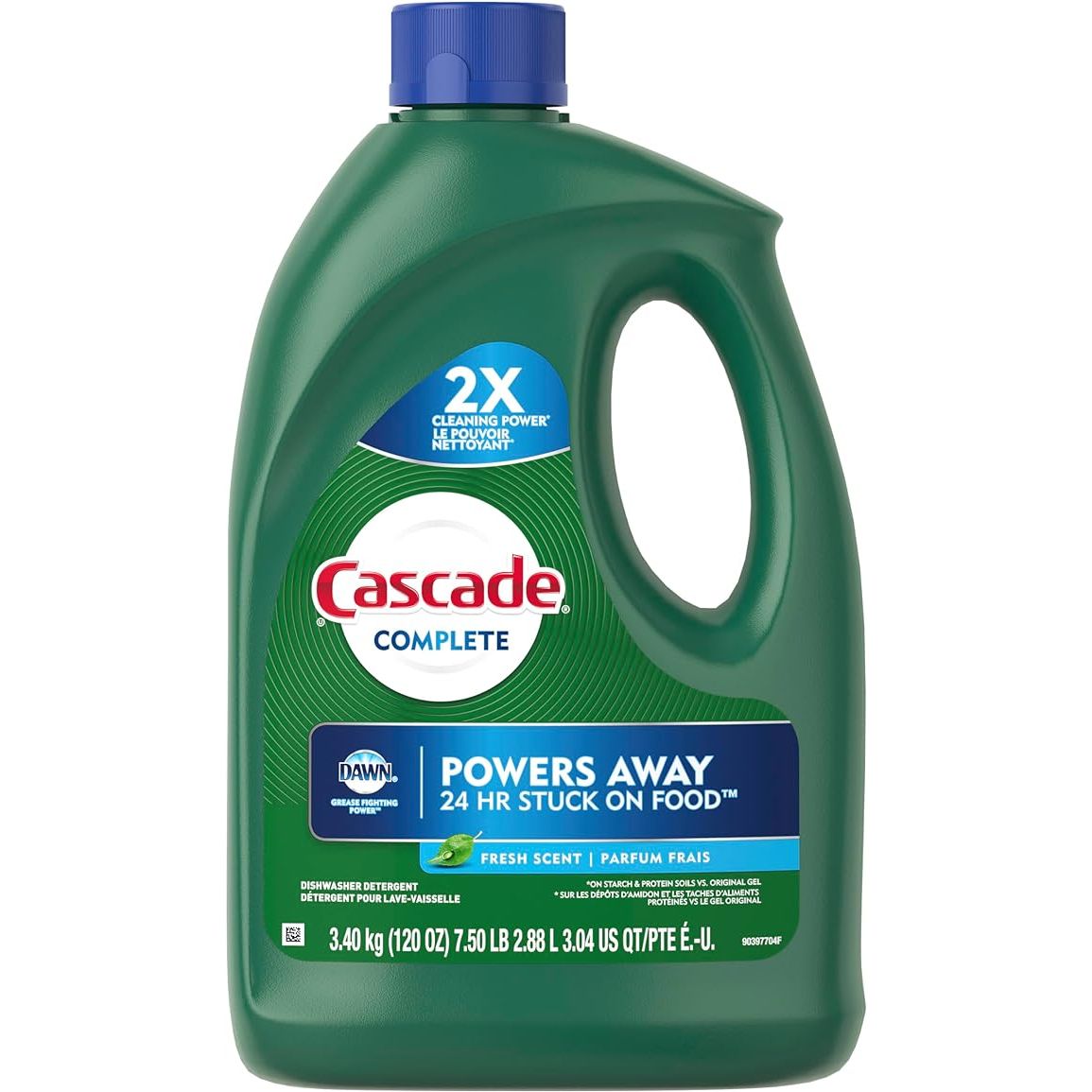 Experience the ultimate clean with Cascade 53987 Complete Gel Dishwasher Detergent, the powerhouse solution that effortlessly tackles the toughest food residues and grease to leave your dishes spotlessly clean and radiantly fresh.