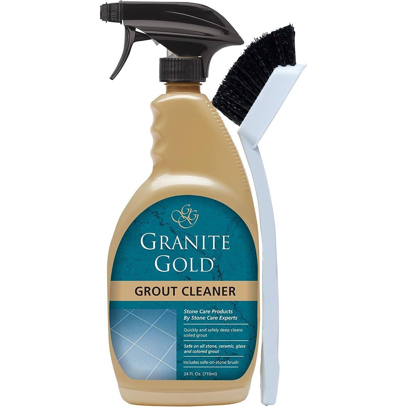Granite Gold Grout Cleaner Spray is a specialized cleaning solution designed specifically for use on stone, ceramic, glass, and colored grout surfaces. This powerful cleaner effectively removes dirt, grime, and stains from grout lines, leaving them looking clean and renewed.