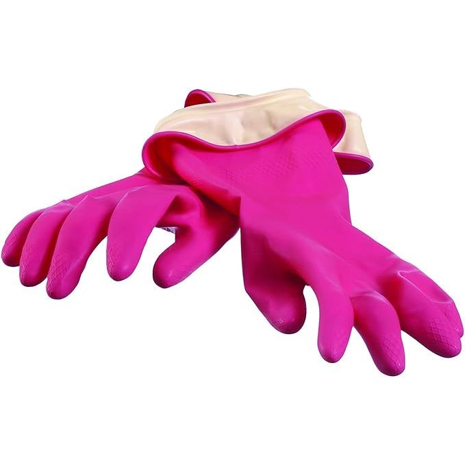 Protect your hands with style and innovation using the Casabella Premium Waterblock Cleaning Gloves, now available in a chic medium-sized pink. Crafted from high-grade materials, these gloves are not only durable but also feature the unique Waterblock technology, ensuring your hands stay dry as you tackle household chores.