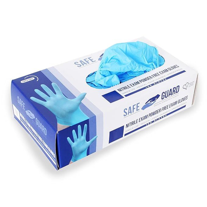 Experience the ultimate blend of safety and comfort with Safeguard Nitrile Disposable Gloves, your best ally in maintaining hygiene and protection for a multitude of tasks.