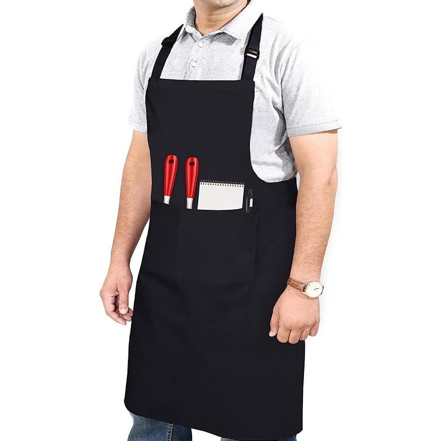 Crafted to deliver unparalleled resilience and comfort, the RUVANTI Professional Grade Chef's Apron is a must-have for culinary aficionados and seasoned pitmasters alike. Expertly designed to meet the demands of a bustling kitchen or a sizzling grill, this Extra Large XXL Apron offers robust protection that chefs, both men and women, can rely on.