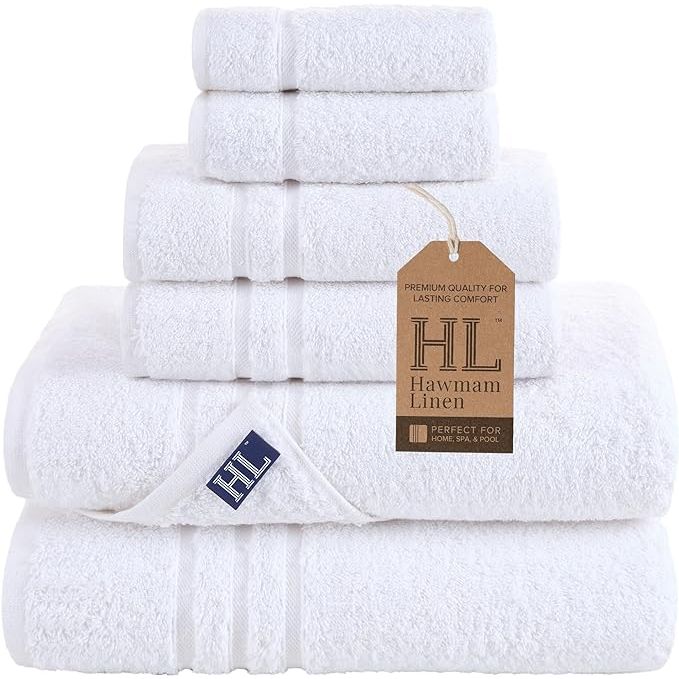 Introducing our versatile and luxurious towel set, perfect for use in a variety of settings such as the bathroom, kitchen, gym, spa, and office. Made from soft and lightweight material, these towels provide a comfortable feel for you and your loved ones.