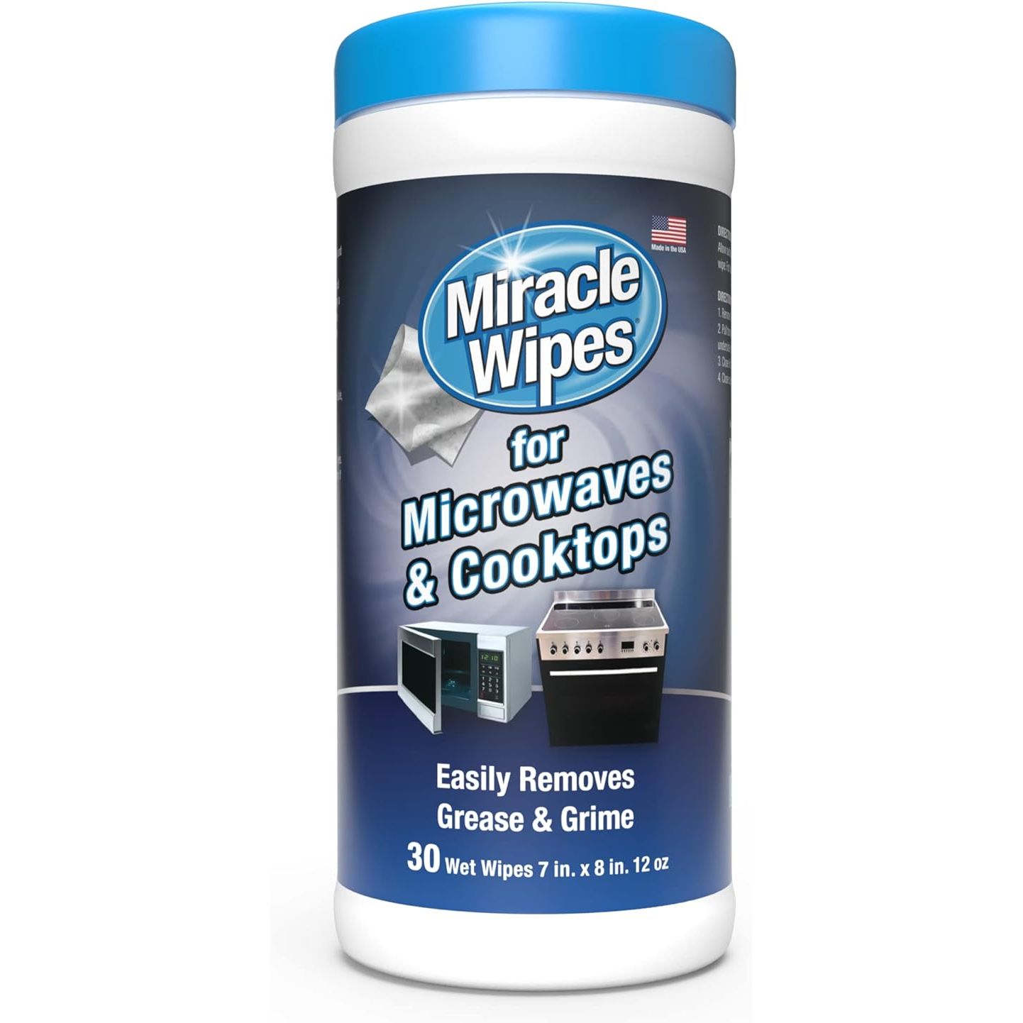 Unlock the secret to effortless kitchen cleanliness with MiracleWipes, your go-to solution for a sparkling microwave and cooktop! Each pack comes loaded with 30 specialized wipes, meticulously crafted to dissolve food splatters, stubborn grease, and unsightly grime with ease.