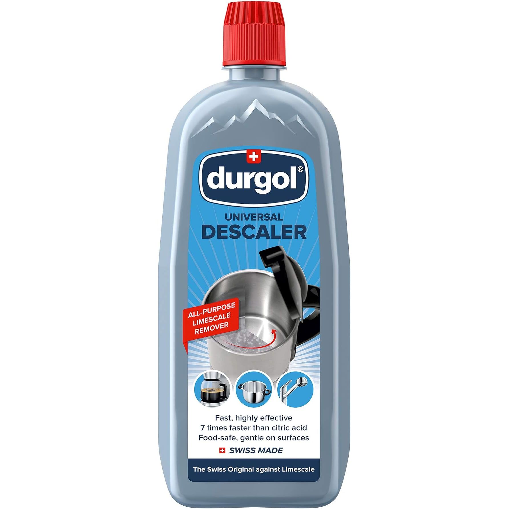 Elevate your home care routine with Durgol Universal Multipurpose Descaler/Decalcifier, the go-to solution for combating stubborn limescale and mineral buildup. Ideal for a plethora of household appliances, including your cherished coffee machine, efficient kettle, and dependable dishwasher, this all-around descaler is a household essential.