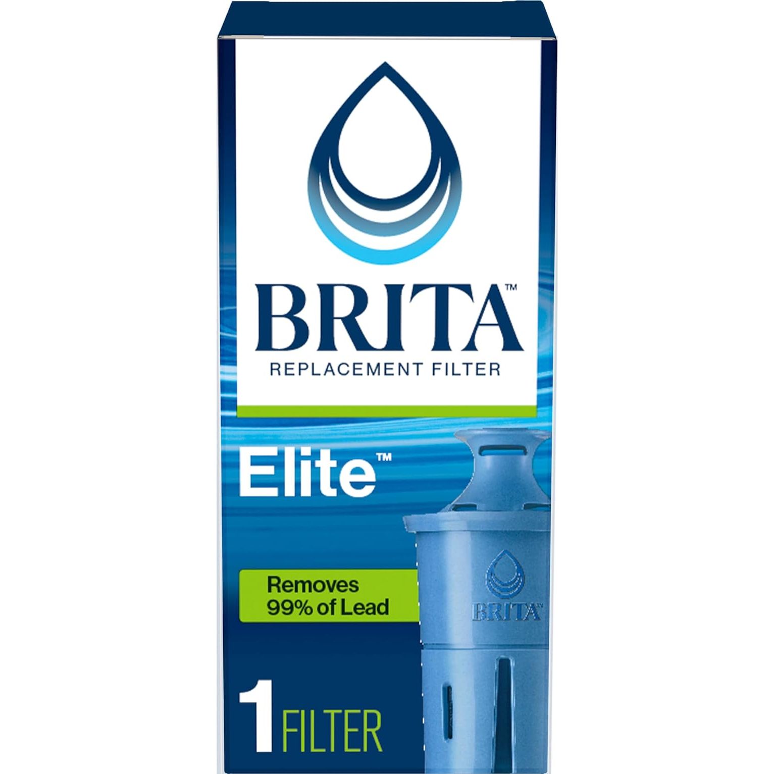 Elevate your hydration experience with the Brita Elite Water Filter—a premium filtration solution designed to seamlessly integrate with your Brita pitchers and dispensers.