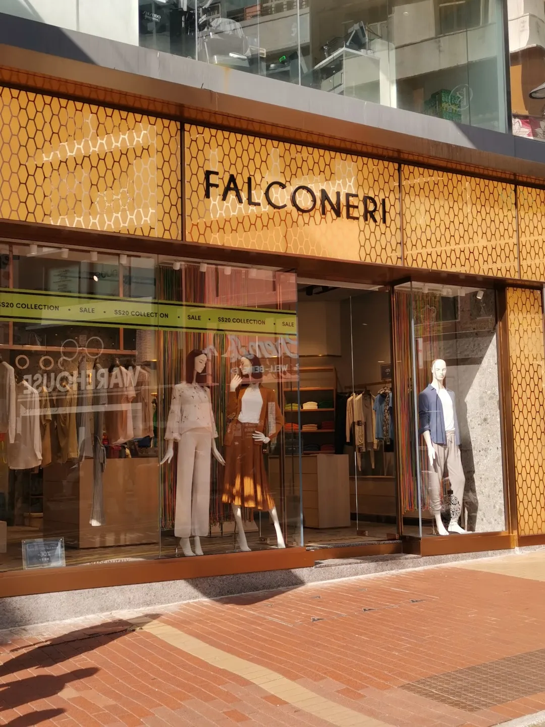 At Falconeri, customers can expect to find a variety of knitwear, sweaters, cardigans, scarves, and accessories that are perfect for both casual and formal occasions. The store's sleek and modern interior design provides a pleasant shopping experience for those looking to invest in high-quality wardrobe essentials. With a focus on classic designs and luxurious fabrics, Falconeri has established itself as a go-to destination for fashion-forward individuals seeking timeless and sophisticated clothing options. Description by ChatGPT.