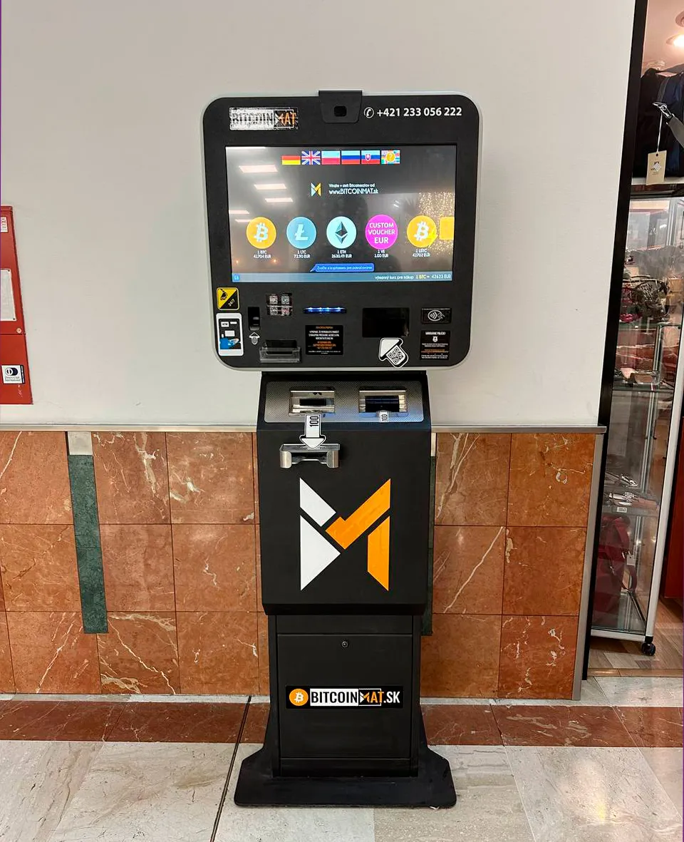 Bitcoin ATM - BITCOINMAT.sk offers a quick and simple way for individuals to enter or exit the cryptocurrency market without the need for complicated online registration processes. The ATM provides a physical location where users can easily buy or sell Bitcoin in a secure and convenient manner. Whether you are a beginner looking to invest in Bitcoin or an experienced trader looking to cash out, the Bitcoin ATM at BITCOINMAT.sk provides a hassle-free solution for all your cryptocurrency needs. Description by ChatGPT.