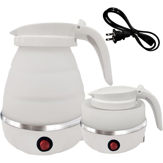 Maximize your travel convenience with the sleek, space-saving Foldable Portable Electric Kettle. Ideal for the adventurous coffee connoisseur or tea aficionado on the move, this collapsible marvel is an absolute must-have. Crafted from premium, BPA-free food-grade silicone, it boasts a spotless safety record and offers a breezy cleaning experience.