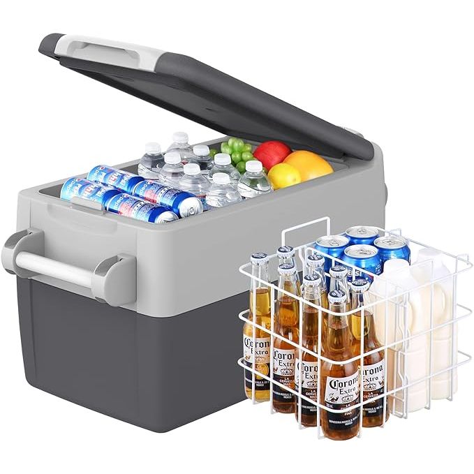 The Setpower AJ30 Portable Refrigerator is a versatile and convenient option for anyone on the go. With a 32-quart (30L) capacity, this electric cooler can be used as both a fridge and a freezer, making it perfect for camping, trucking, RVs, travel, fishing, or any other outdoor activity.