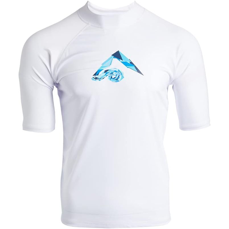 The Kanu Surf Men's Fiji UPF 50 Short Sleeve Sun Protective Rashguard Swim Shirt is designed to provide sun protection while enjoying outdoor activities. This swim shirt is made from a quick-drying fabric that offers UPF 50+ protection, blocking out 98% of harmful UVA and UVB rays.