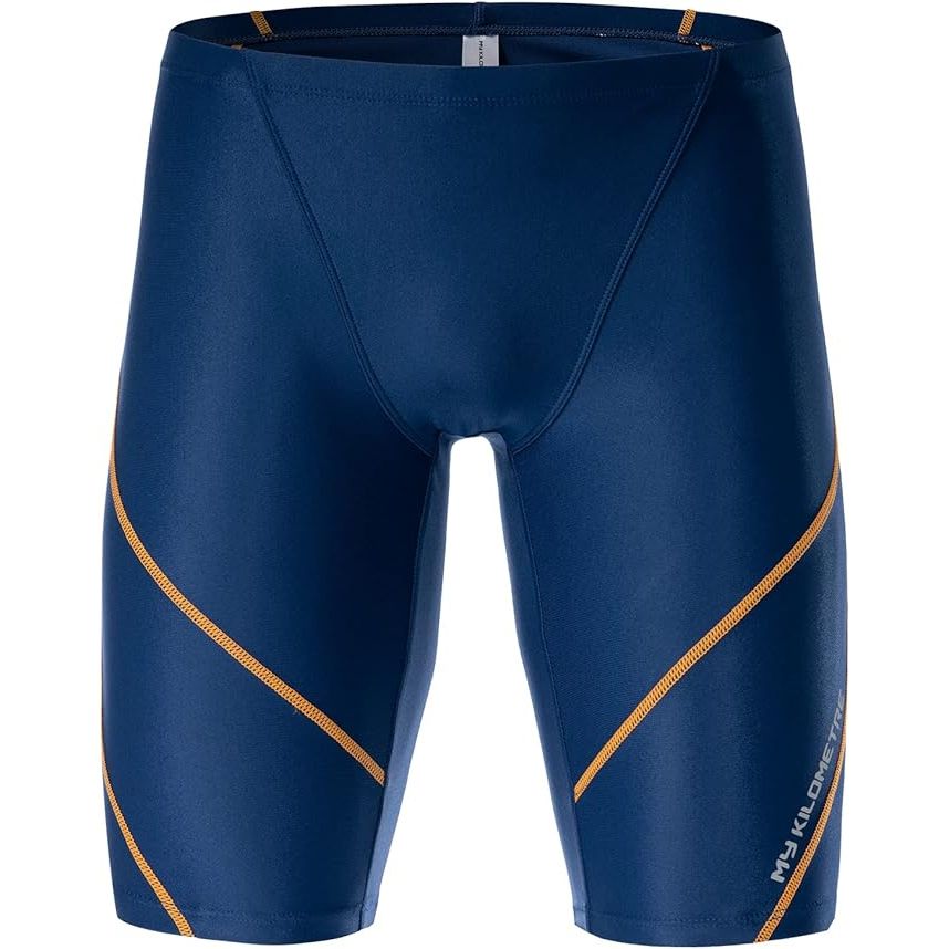 The MY KILOMETRE Men's Swimsuit Jammer is a solid swim jammer designed for endurance swimming and racing training. This swimsuit is made with high-quality material that provides long-lasting durability and comfort. The jammer style features a longer leg length for added coverage and comfort during swims.