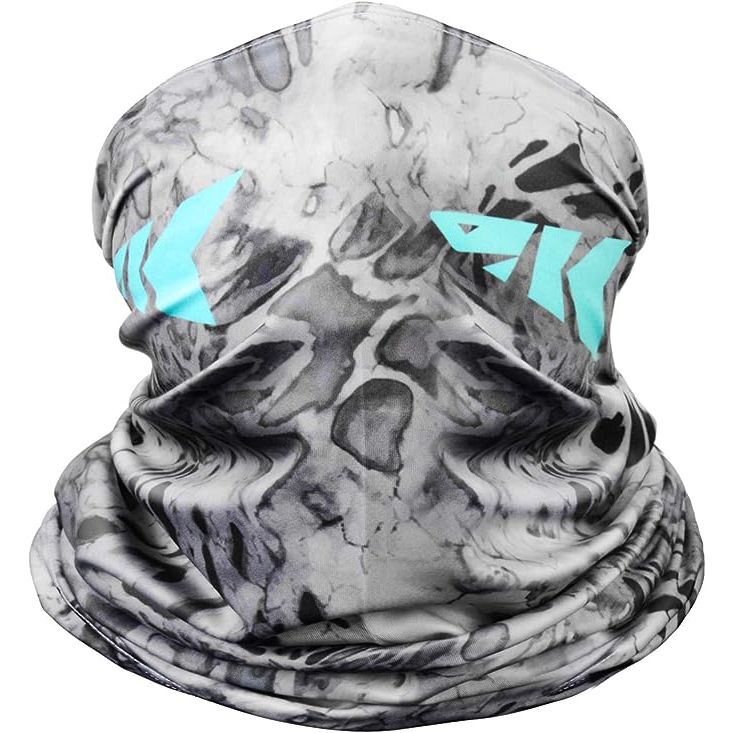 The KastKing Sol Armis Neck Gaiter is a versatile face mask that provides UPF 50 sun protection and UV protection. It is designed to protect your face and neck from harmful UV rays while fishing, hiking, or engaging in other outdoor activities.