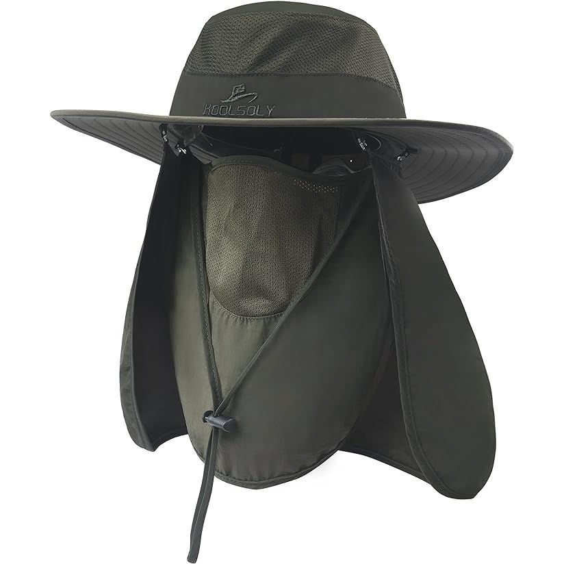 The KOOLSOLY Fishing Hat is designed to provide superior sun protection for both men and women. The hat features UPF 50+ sun protection, which blocks 98% of harmful UV rays to keep your skin safe from sun damage. Additionally, the neck flap provides extra coverage to protect your neck from the sun's rays.