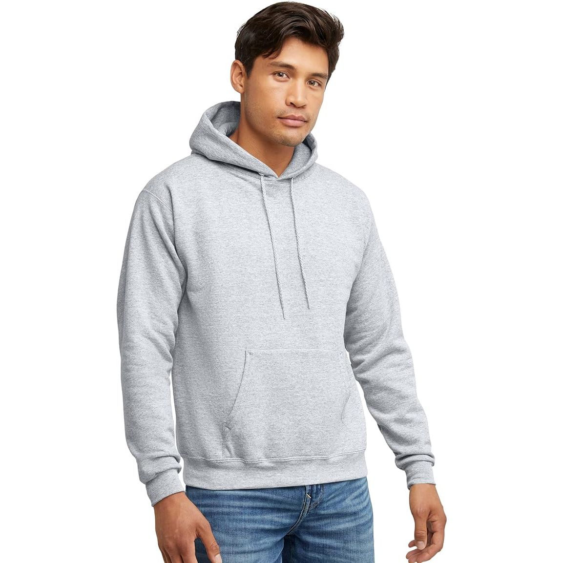 The Hanes Men's Ecosmart Hoodie is a popular option for men looking for a comfortable and versatile sweatshirt. Made from a blend of cotton and polyester, this hoodie is designed to be soft, durable, and EcoSmart, with up to 5% of polyester made from recycled plastic bottles.
