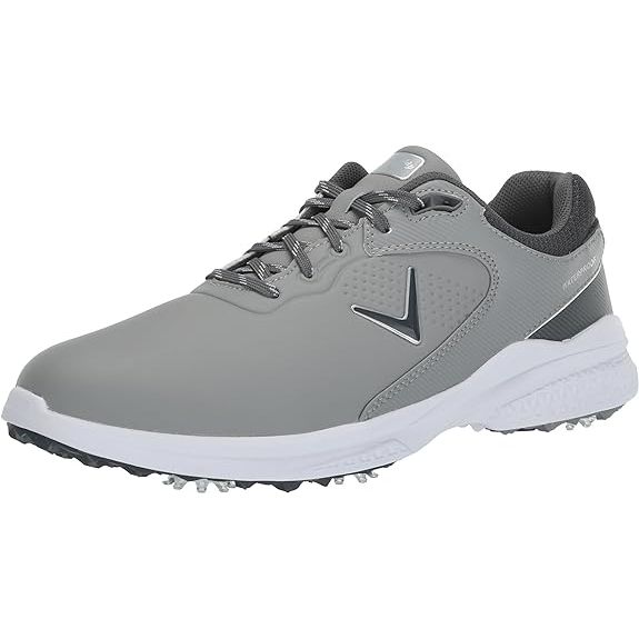 The Callaway Men's Solana TRX V3 Golf Shoe is a popular choice among golfers for its comfort and performance on the course. The shoe features a durable microfiber upper and lightweight EVA outsole, providing both stability and traction during your swing.