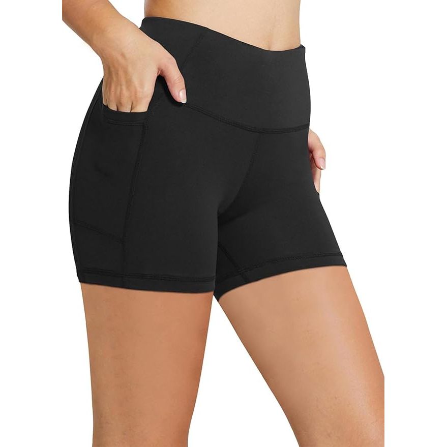 The BALEAF Women's Biker Shorts are designed for various athletic activities such as yoga, running, gym workouts, volleyball, and more. They are available in three different lengths - 8 inch, 5 inch, and 3 inch - to suit different preferences and body types.