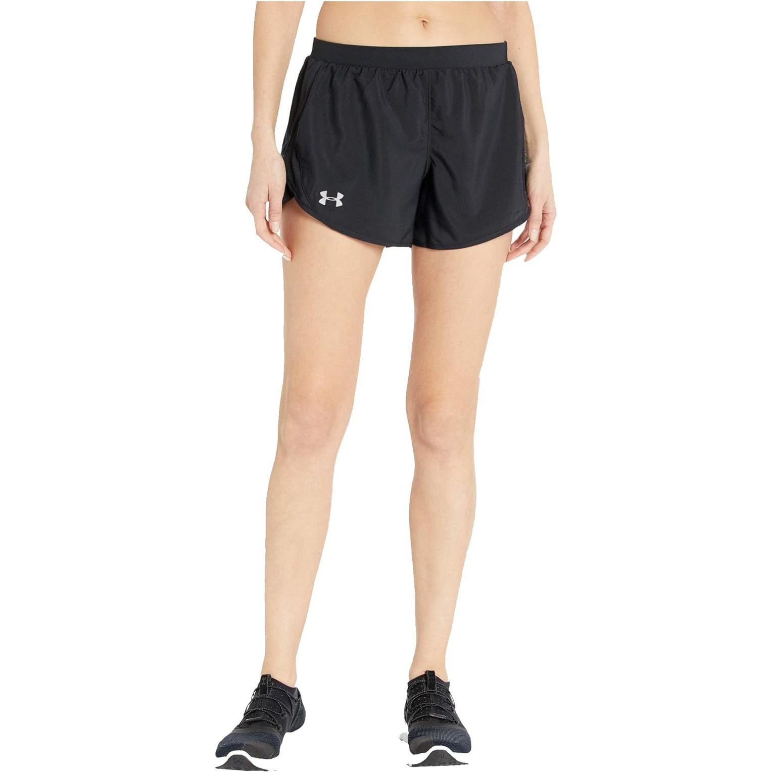 The Under Armour Women's Fly by 2.0 Running Shorts are designed to provide comfort and optimal performance during workouts or runs. These shorts feature a lightweight and breathable material that wicks away sweat to keep you cool and dry.