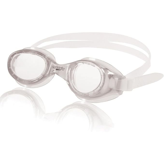 The Speedo Unisex-Adult Swim Goggles Hydrospex Classic is a popular choice for swimmers of all levels. These goggles feature a soft one-piece frame for ultimate comfort and durability. The split silicone headstrap ensures a secure fit that won't slip or slide during your swim.