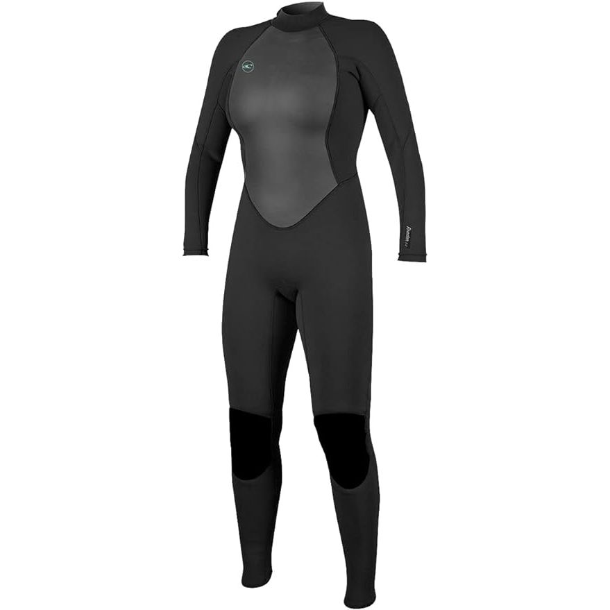 The O'Neill Wetsuits Women's Reactor-2 3/2mm Back Zip Full Wetsuit is a popular choice for female surfers and water sports enthusiasts due to its high-quality construction and performance features. This wetsuit is designed with 3/2mm neoprene material, which provides a good balance of warmth and flexibility for a range of water temperatures.