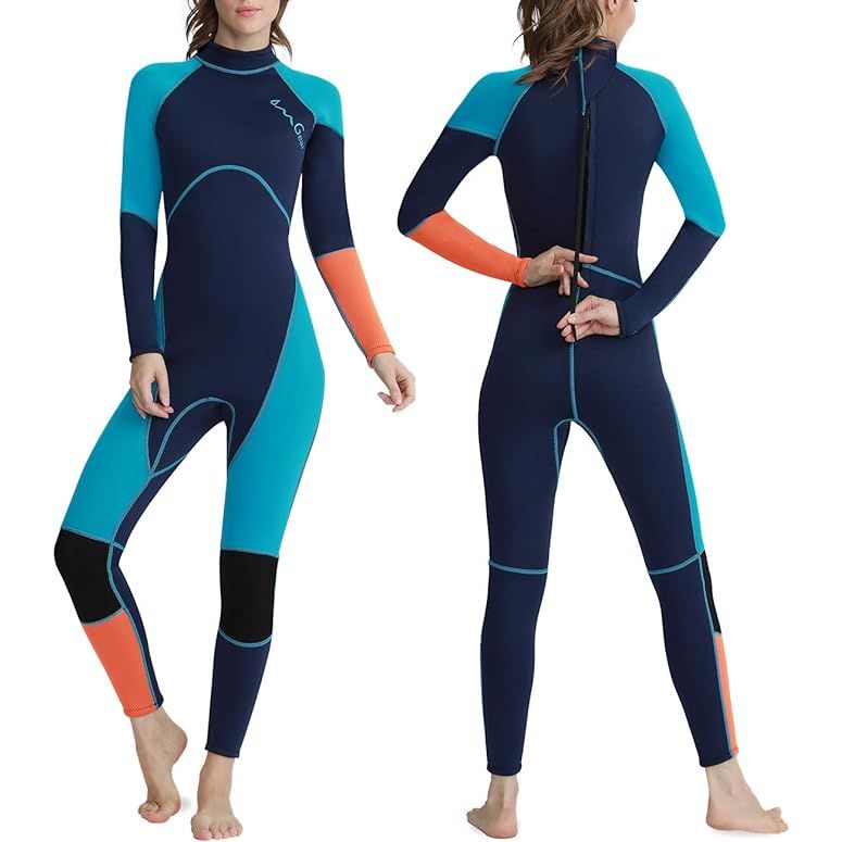 The OMGear Wetsuit is a versatile and durable option for both men and women looking for a full body wetsuit for water activities such as scuba diving, snorkeling, surfing, and swimming.