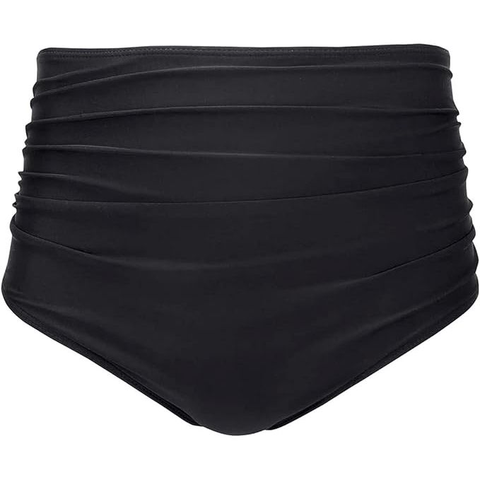 Made from a blend of high-quality materials, the Tempt Me Women High Waisted Bikini Bottom is designed to be comfortable and durable for all-day wear. The fabric is quick-drying, making it perfect for both poolside lounging and beach activities. These retro ruched swim shorts are versatile enough to be paired with a variety of tops, making them a versatile addition to your swimwear collection. Description by ChatGPT.