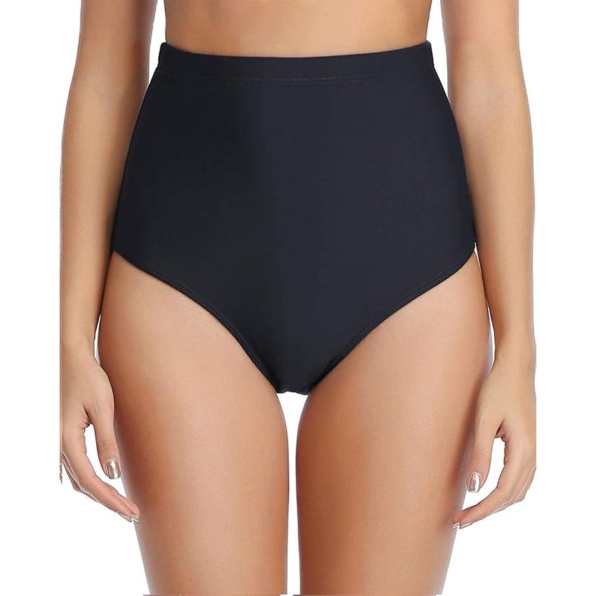 The Tempt Me Women Retro High Waisted Bikini Bottoms are designed to offer tummy control and shaping for a flattering fit. Made from a stretchy and supportive fabric, these swimsuit bottoms sit high on the waist to provide coverage and support. The retro design adds a stylish and vintage touch to your pool or beach look.