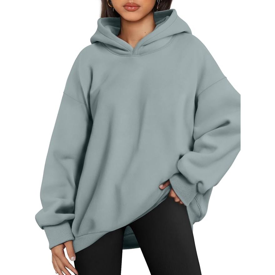AUTOMET Womens Oversized Hoodies Fleece Sweatshirts Hooded Pullover 2024 Fashion Fall Clothes Trendy Outfits Winter Sweater image