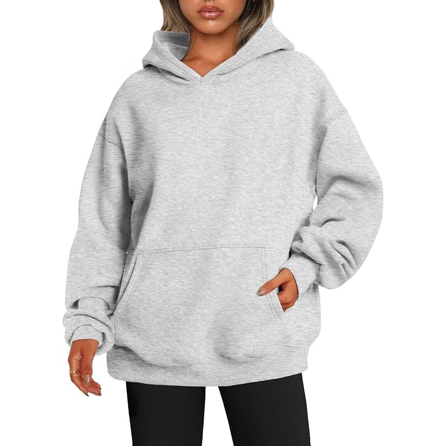 EFAN Womens Hoodies Oversized Sweatshirts Pullover Fleece Sweaters Long Sleeve With Pockets Winter Fall Outfits Y2k Clothes image