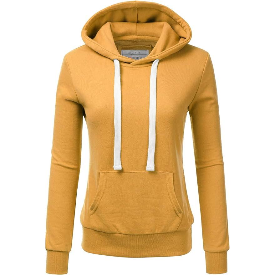 The DOUBLJU Basic Lightweight Pullover Sweater Top is a comfortable and stylish hoodie sweatshirt designed for women. Made with a lightweight material, this sweater is perfect for layering or wearing on its own. It features a casual and relaxed fit, making it easy to pair with jeans, leggings, or joggers for a casual and comfortable look.