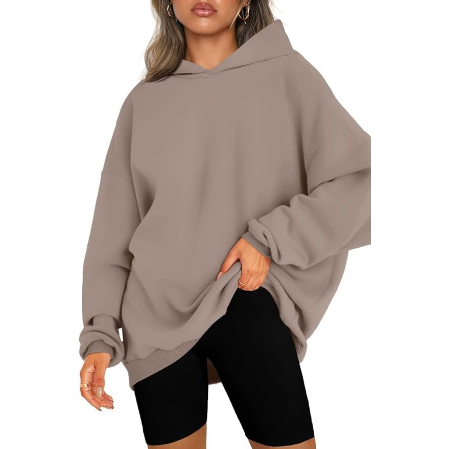 EFAN Womens Oversized Hoodies Sweatshirts Fleece Hooded Pullover Tops Sweaters Casual Comfy Fall Fashion Outfits Clothes 2024 image