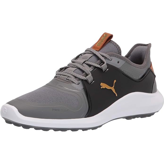 The PUMA Men's Ignite Fasten8 Golf Shoe is designed for golfers looking for a stylish and comfortable option on the course. The shoe features a performance mesh upper that provides breathability and support during your swing.