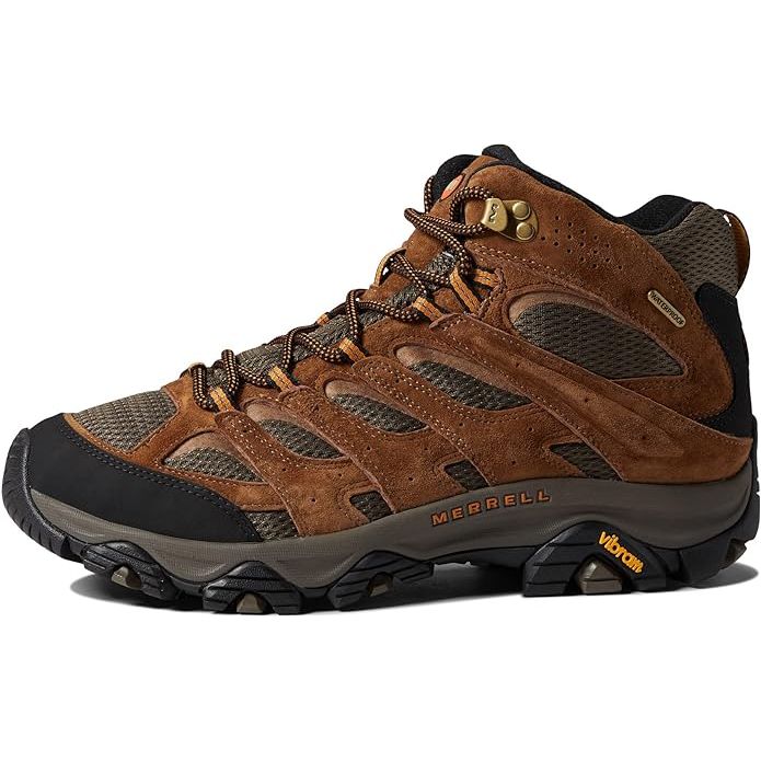 The Merrell Men's Moab 3 Mid Waterproof Hiking Boot is a popular choice for outdoor enthusiasts and hikers. This boot is designed to provide comfort and support on various terrains, making it suitable for day hikes or multi-day backpacking trips.