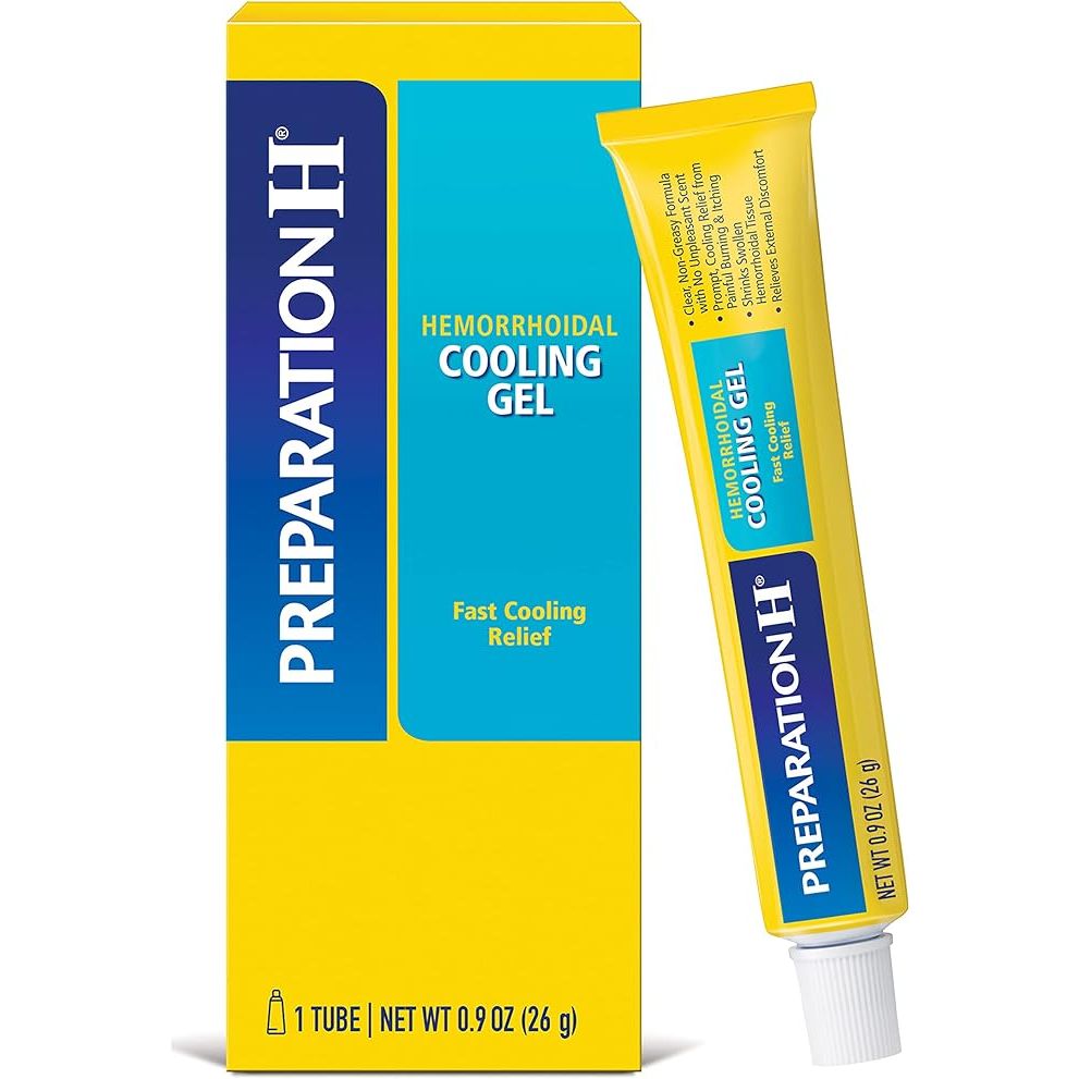 Preparation H Hemorrhoid Cooling Gel with Aloe for Fast Discomfort Relief - 0.9 Oz Tube image
