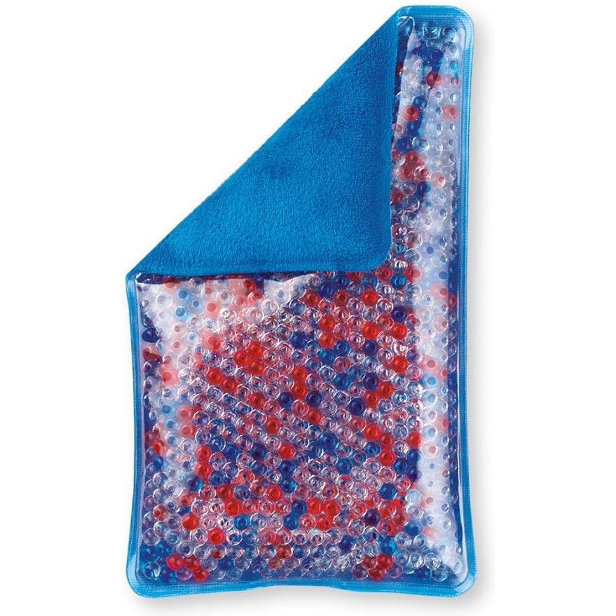 WellWear Hot/Cold Reusable Gel Bead Pack is a versatile and convenient solution for providing hot or cold therapy to various parts of the body. The pack is filled with gel beads that can be heated in the microwave for hot therapy or cooled in the freezer for cold therapy.