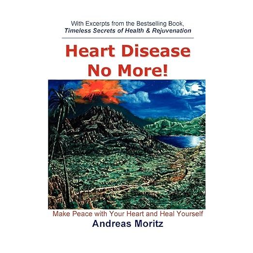 "Heart Disease No More!" is a book written by Andreas Moritz that focuses on providing readers with natural and holistic approaches to preventing and reversing heart disease.