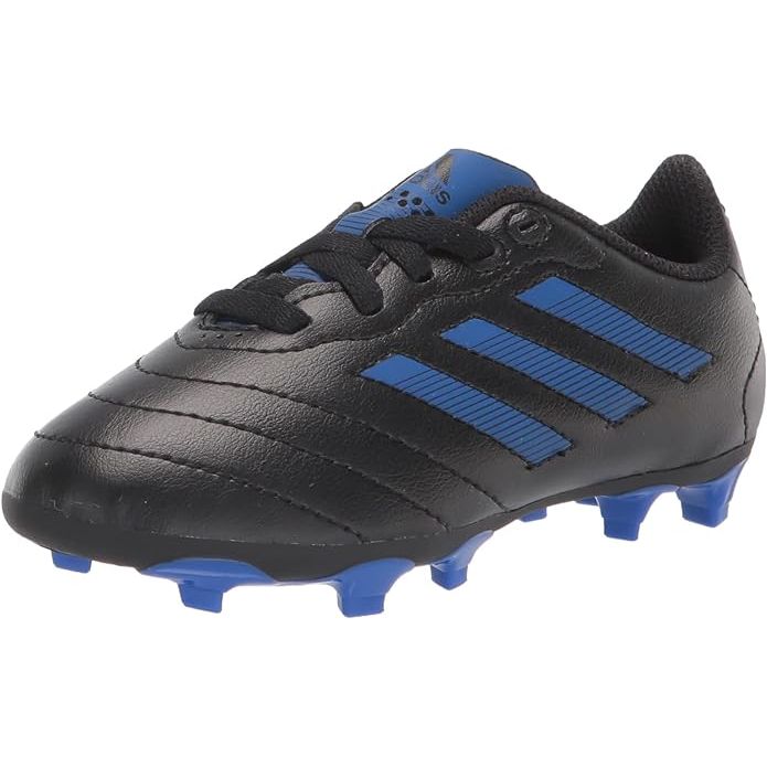 The Adidas Unisex-Child Goletto VIII Firm Ground Soccer Shoe is a popular choice for young soccer players looking for a durable and comfortable cleat. This soccer shoe is designed for use on firm ground surfaces, making it ideal for outdoor games on grass or artificial turf fields.