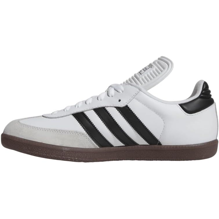 The adidas Men's Samba Classic Soccer Shoe is a popular choice among soccer players for its iconic design and superior performance on the field. This shoe features a durable full-grain leather upper for comfort and support during intense matches.