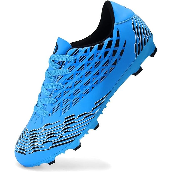 The Juzecx Men's Soccer Cleats FG/AG are a versatile and durable footwear option for soccer players. These cleats are designed for use on firm ground and artificial grass surfaces, making them ideal for a variety of playing conditions.