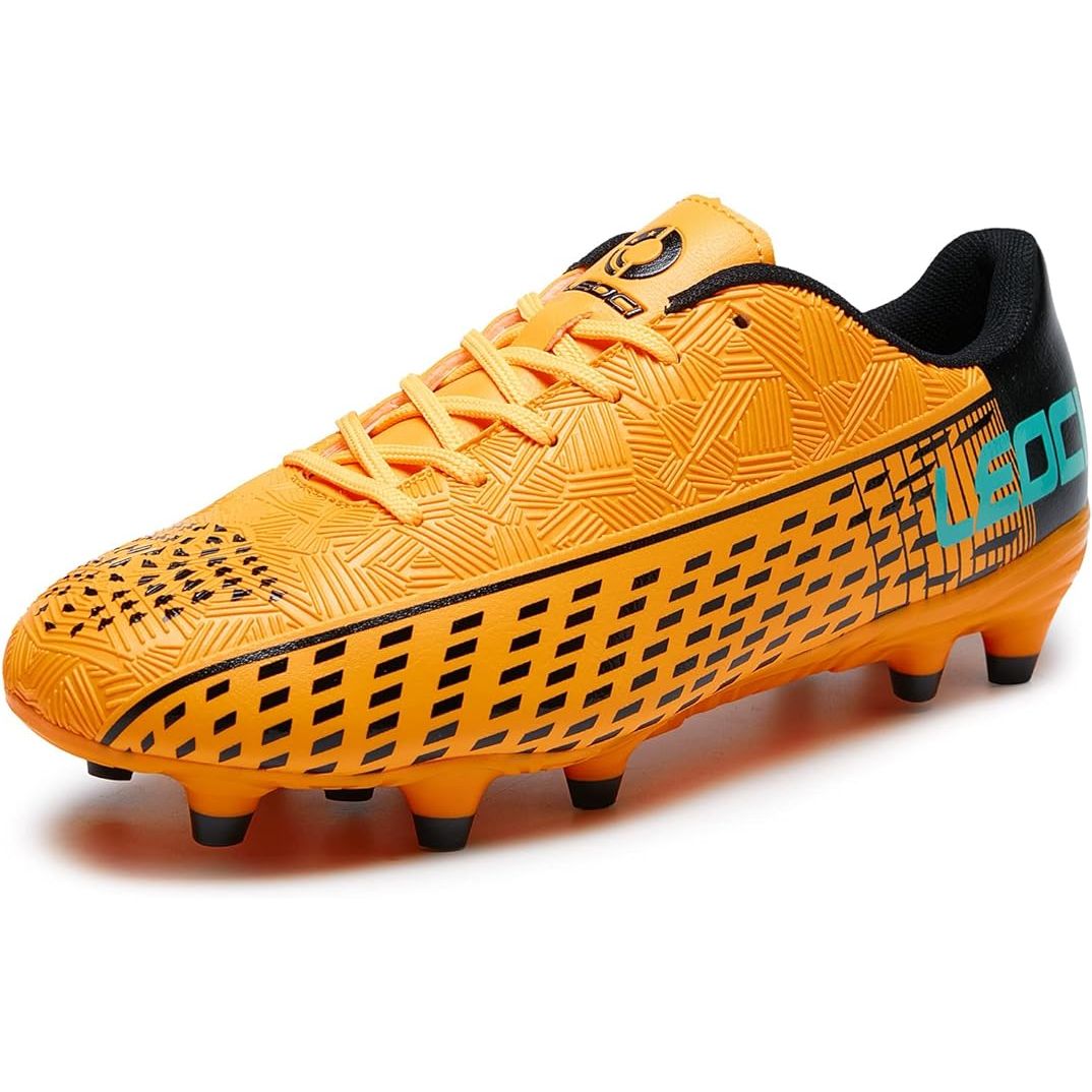 LEOCI soccer cleats are designed for both men and women who play outdoor sports like football or rugby. These shoes are unisex, meaning they can be worn by anyone regardless of gender. They are specifically designed for playing on firm ground, providing the necessary traction and support for fast-paced games on grass or turf.