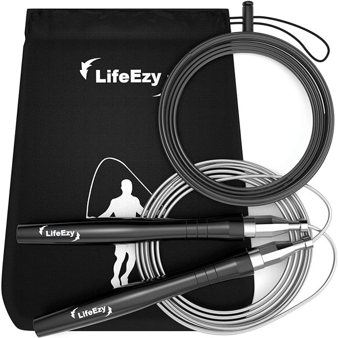 A high-speed weighted jump rope is a popular fitness tool designed to enhance cardiovascular endurance, agility, and overall fitness levels. The premium quality of this jump rope ensures a durable and long-lasting product that is tangle-free, allowing for smooth and efficient workouts.