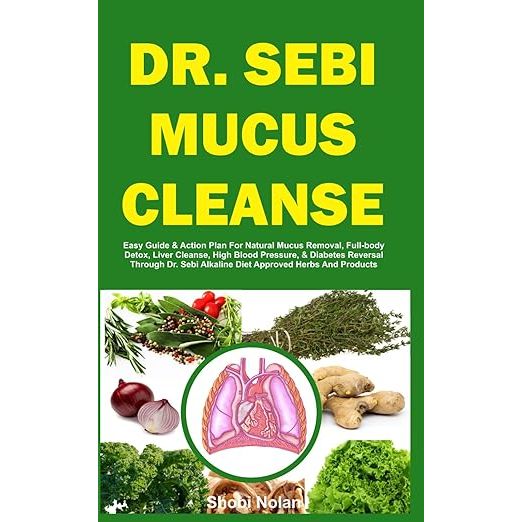 Dr. Sebi Mucus Cleanse: Easy Guide & Action Plan is a comprehensive book that provides readers with a detailed plan for removing mucus from the body naturally.